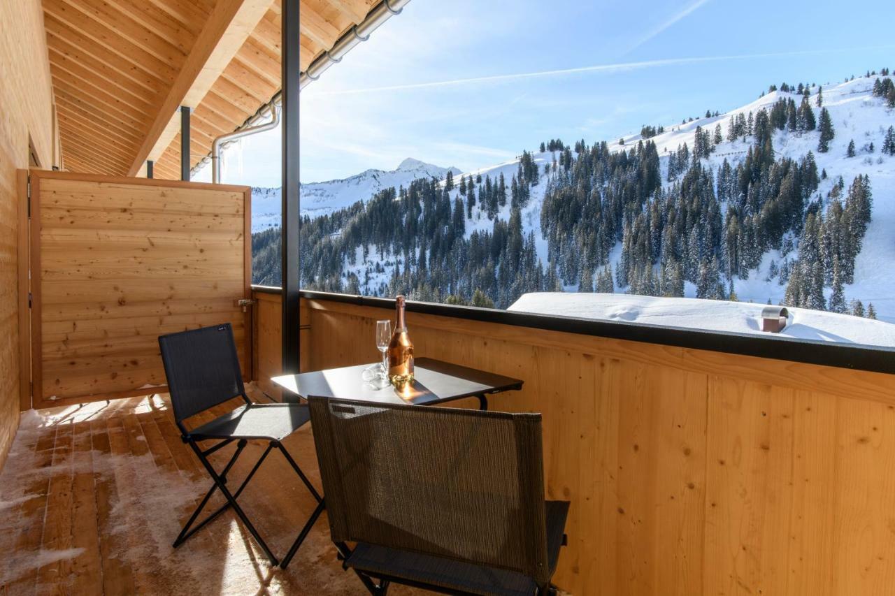 Almstueble Bergfrieden Hotel Damuels Kültér fotó